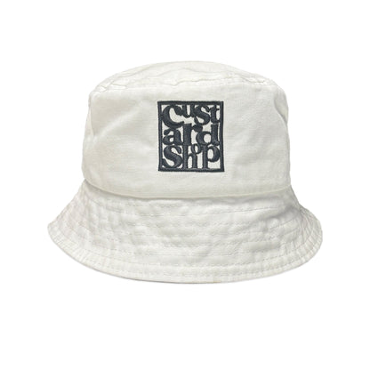 Canvas Spellout Bucket Hat | One Size