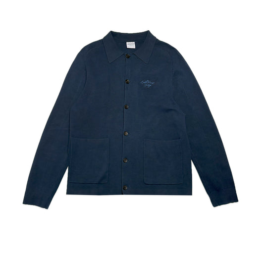 Custard Reclaimed Button Knit Shirt | Size Large