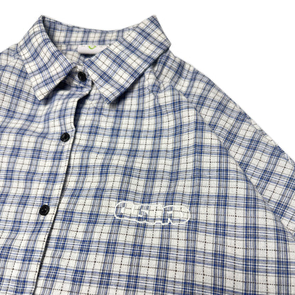 Custard Reclaimed Button Overshirt | Size Medium
