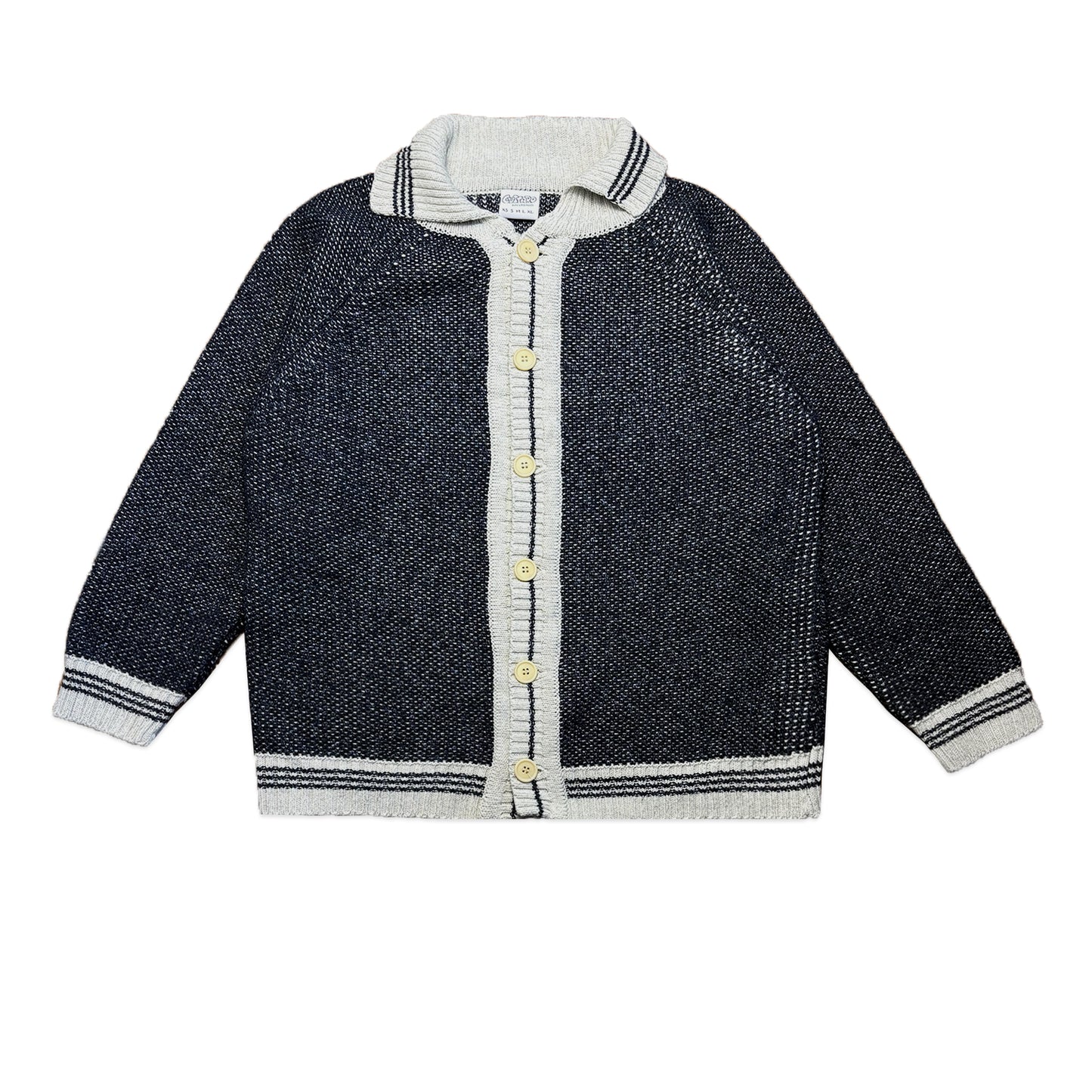 Custard Reclaimed Button Cardigan | Size Medium