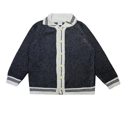 Custard Reclaimed Button Cardigan | Size Medium