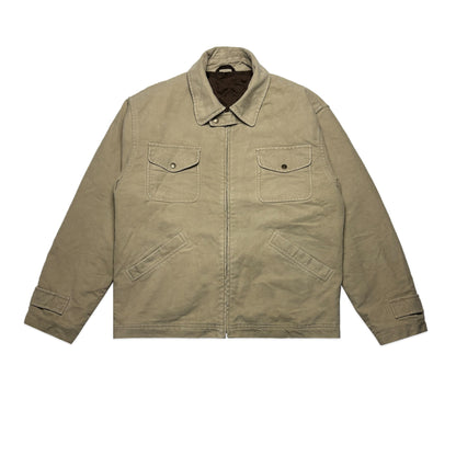 Custard Reclaimed Canvas Jacket | Size Large