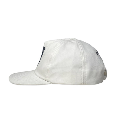 Canvas White 6 Panel Spellout Cap