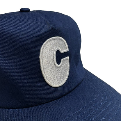 Navy Cotton 6 Panel Initial Cap