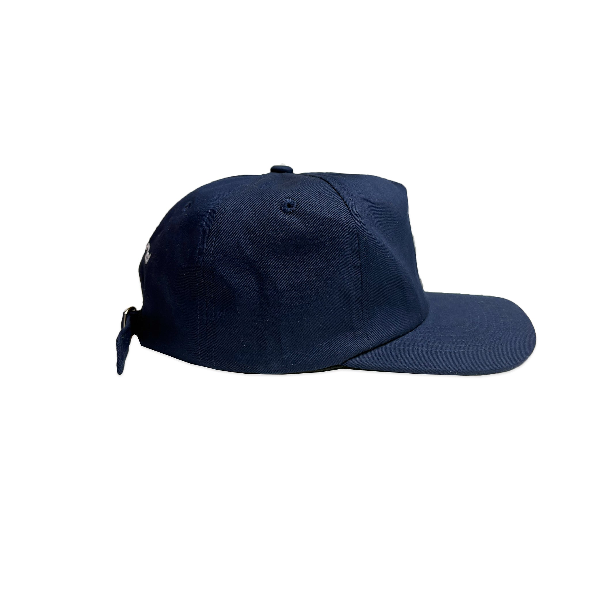 Navy Cotton 6 Panel Initial Cap – Custard Shop Official