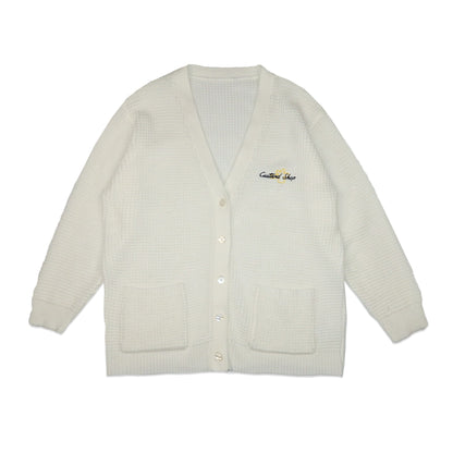 Custard Reclaimed Cream Cardigan | Size Medium