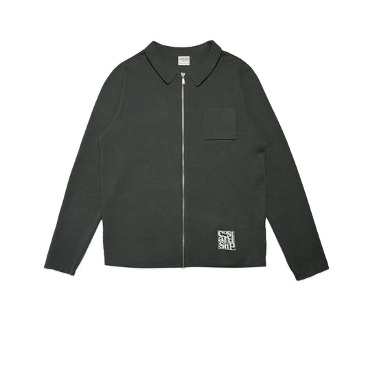 Custard Reclaimed Zip-up Cardigan | Size Medium