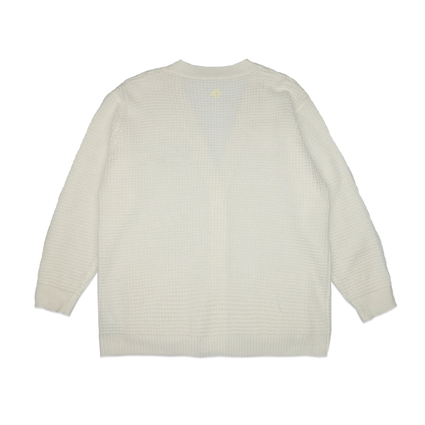 Custard Reclaimed Cream Cardigan | Size Medium
