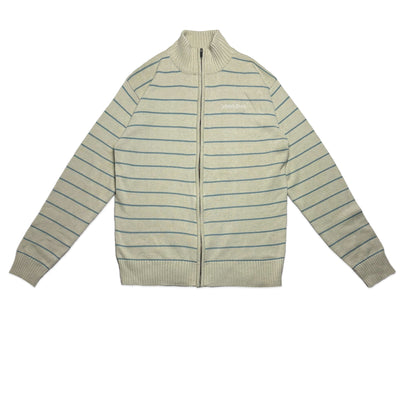 Custard Reclaimed Funnel Neck Jumper | Size Medium