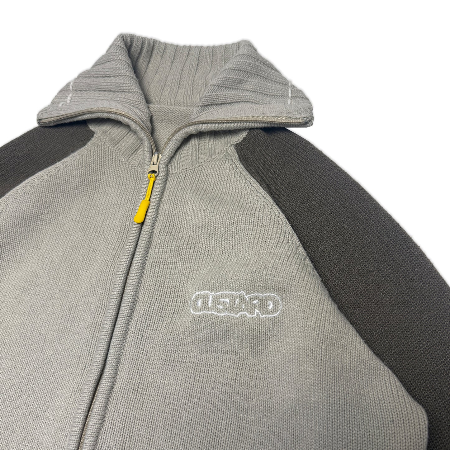 Custard Reclaimed Zip-up Cardigan | Size Small