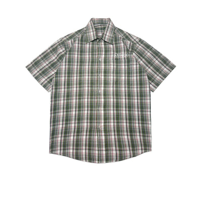 Custard Reclaimed Check Shirt | Size Medium