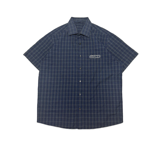 Custard Reclaimed Cheque Shirt | Size Large