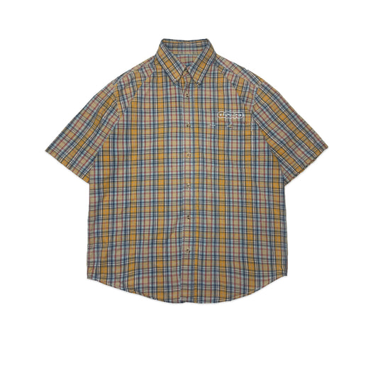 Custard Reclaimed Cheque Shirt | Size Medium