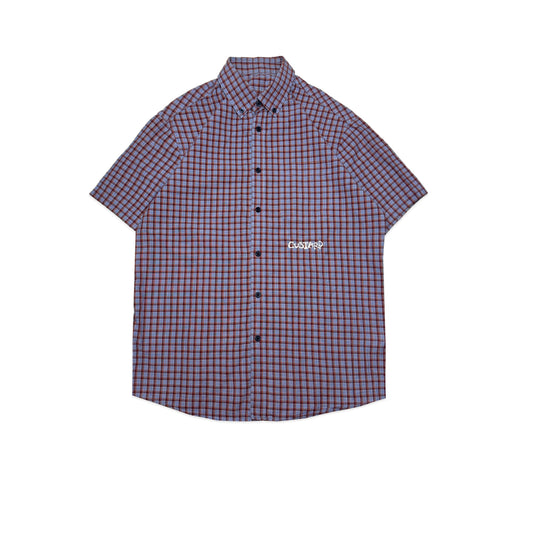 Custard Reclaimed Cheque Shirt | Size Medium