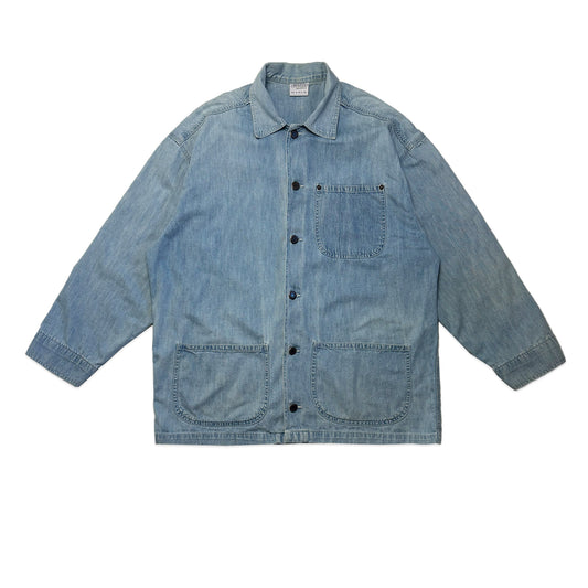 Custard Reclaimed Denim Chore Jacket | Size Medium