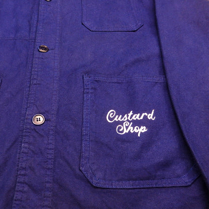 Custard Reclaimed Navy Chore Jacket | Size Medium
