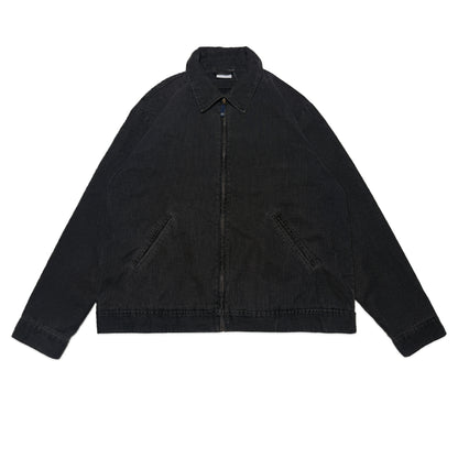 Custard Reclaimed Corduroy Zip-up Jacket | Size Large