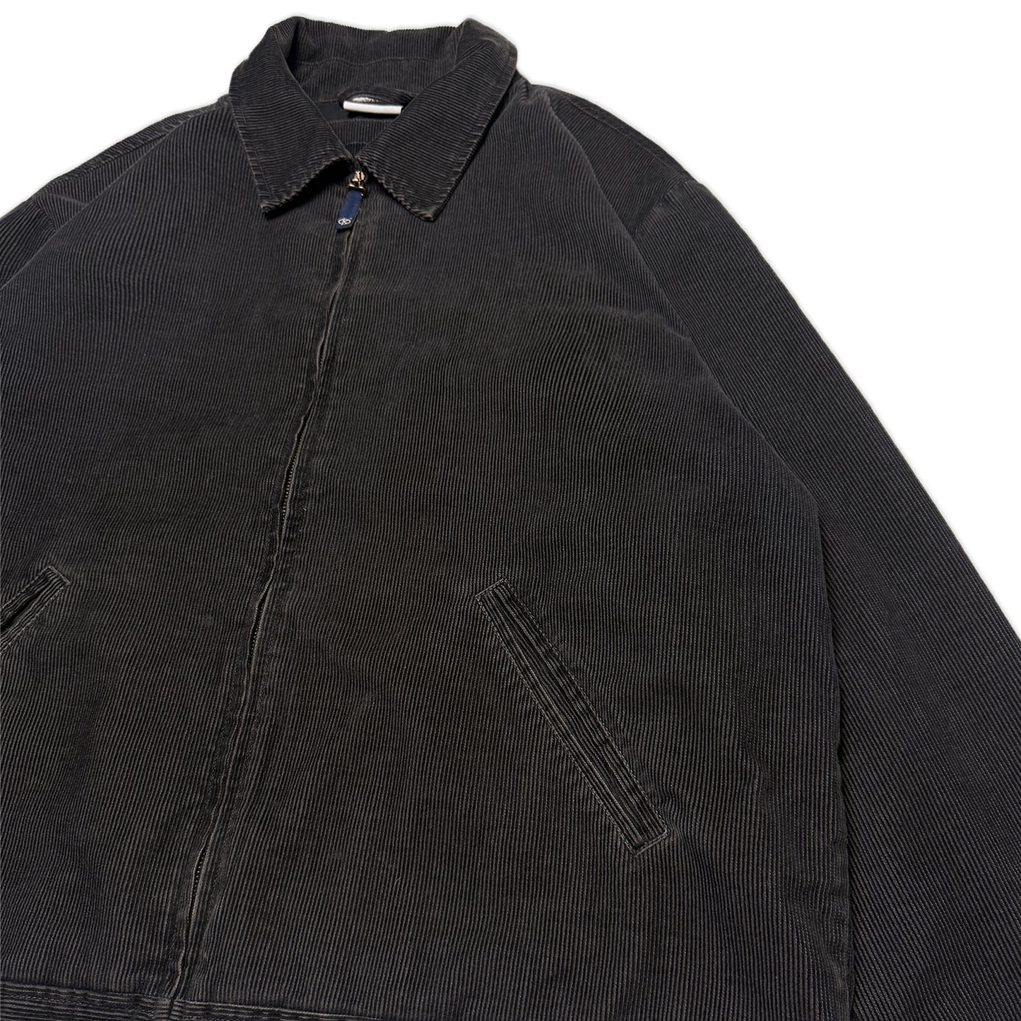 Custard Reclaimed Corduroy Zip-up Jacket | Size Large