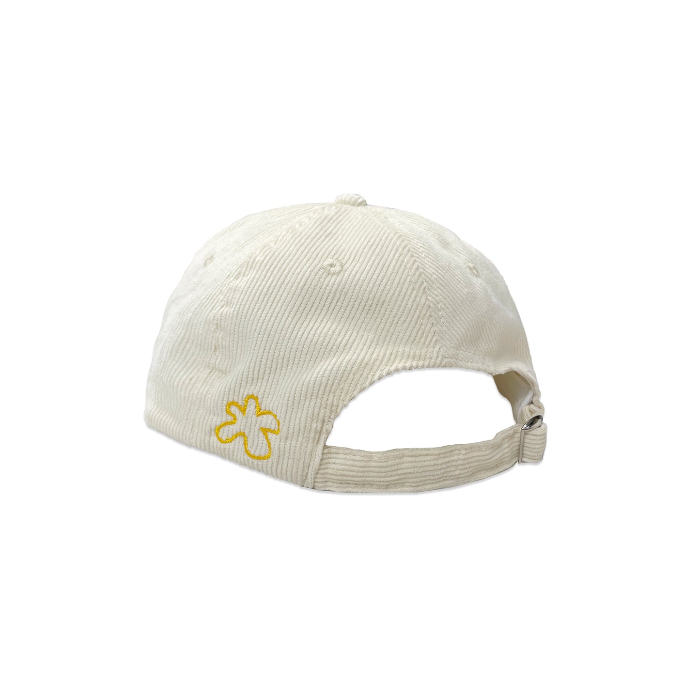 Corduroy Ivory Logo 6 Panel Cap