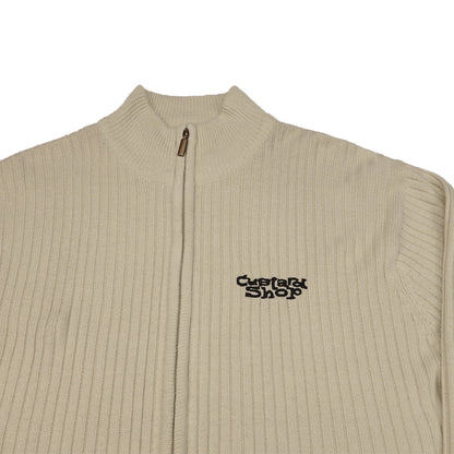 Custard Reclaimed Cream Cardigan | Size X-Large