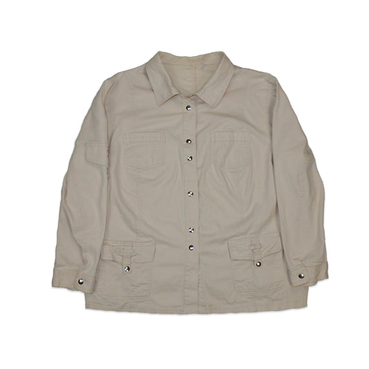 Custard Reclaimed Cream Jacket | Size Large