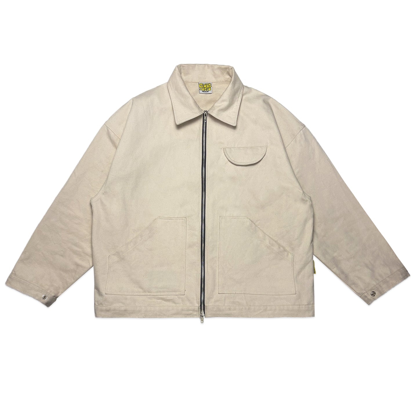 Swanfield Boxy Chore Jacket | Ecru (Live 15th May '26)