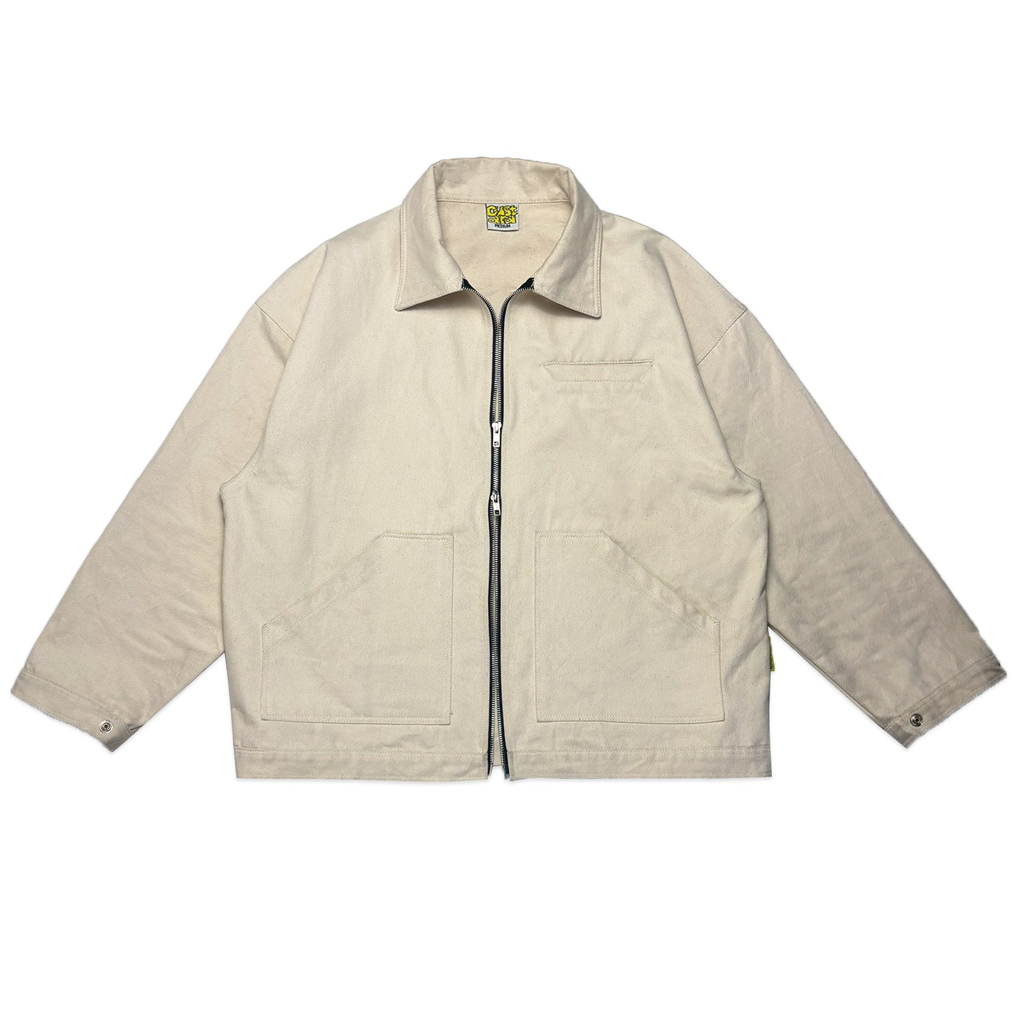 Swanfield Boxy Chore Jacket | Ecru (Live 15th May '26)