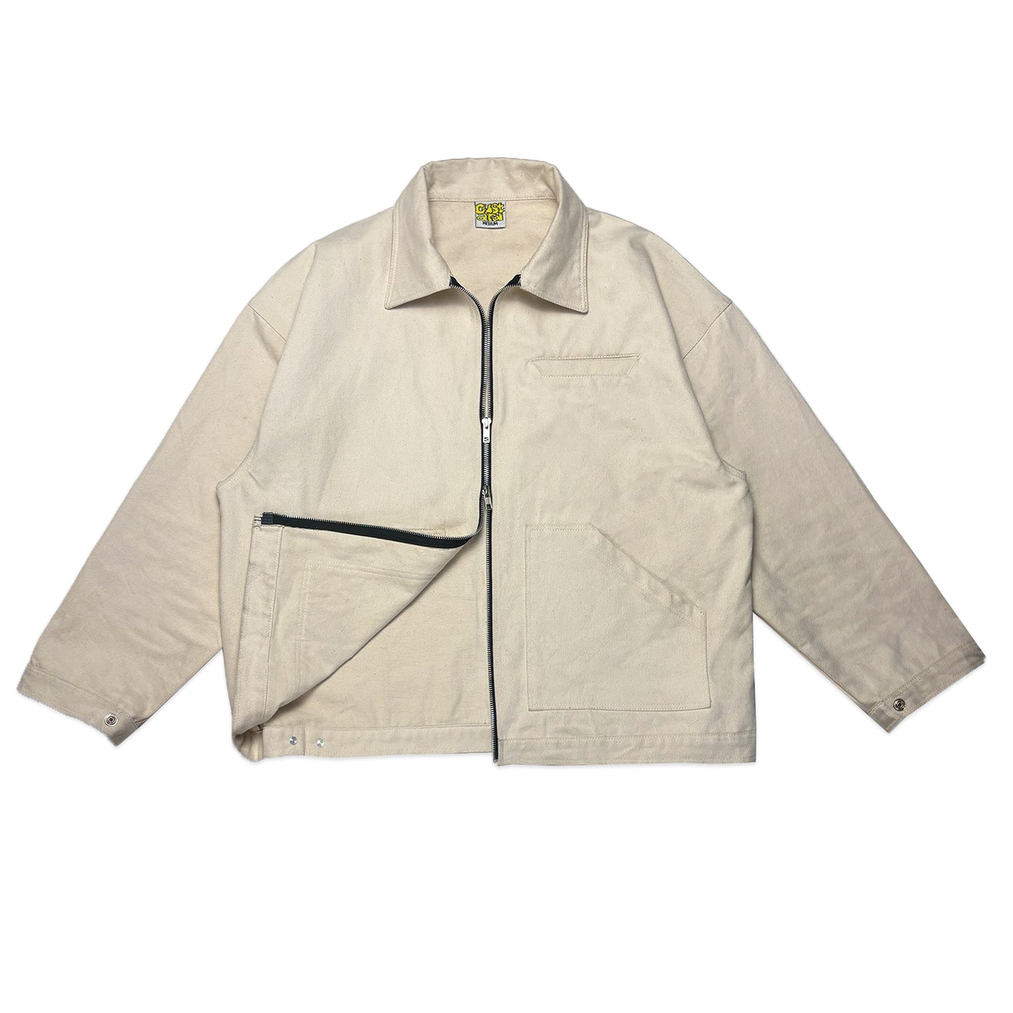 Swanfield Boxy Chore Jacket | Ecru (Live 15th May '26)