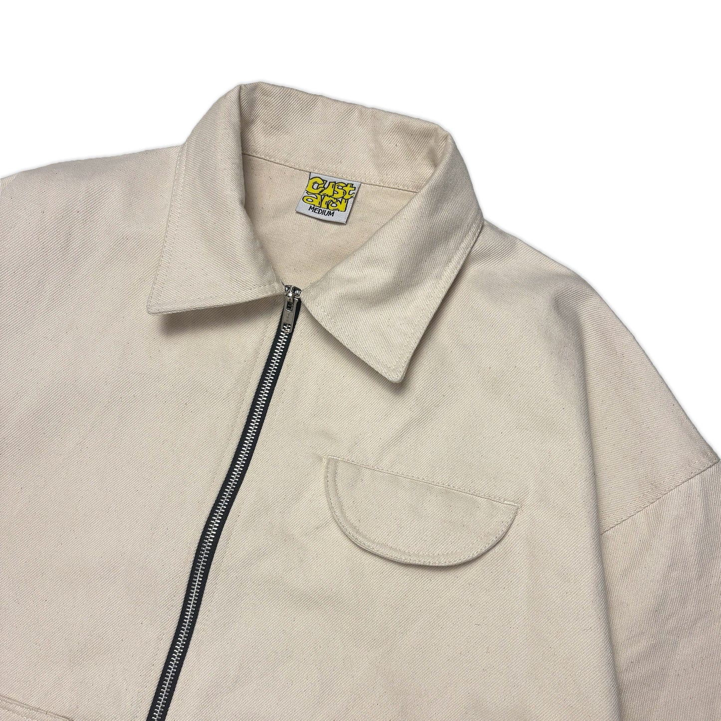 Swanfield Boxy Chore Jacket | Ecru (Live 15th May '26)