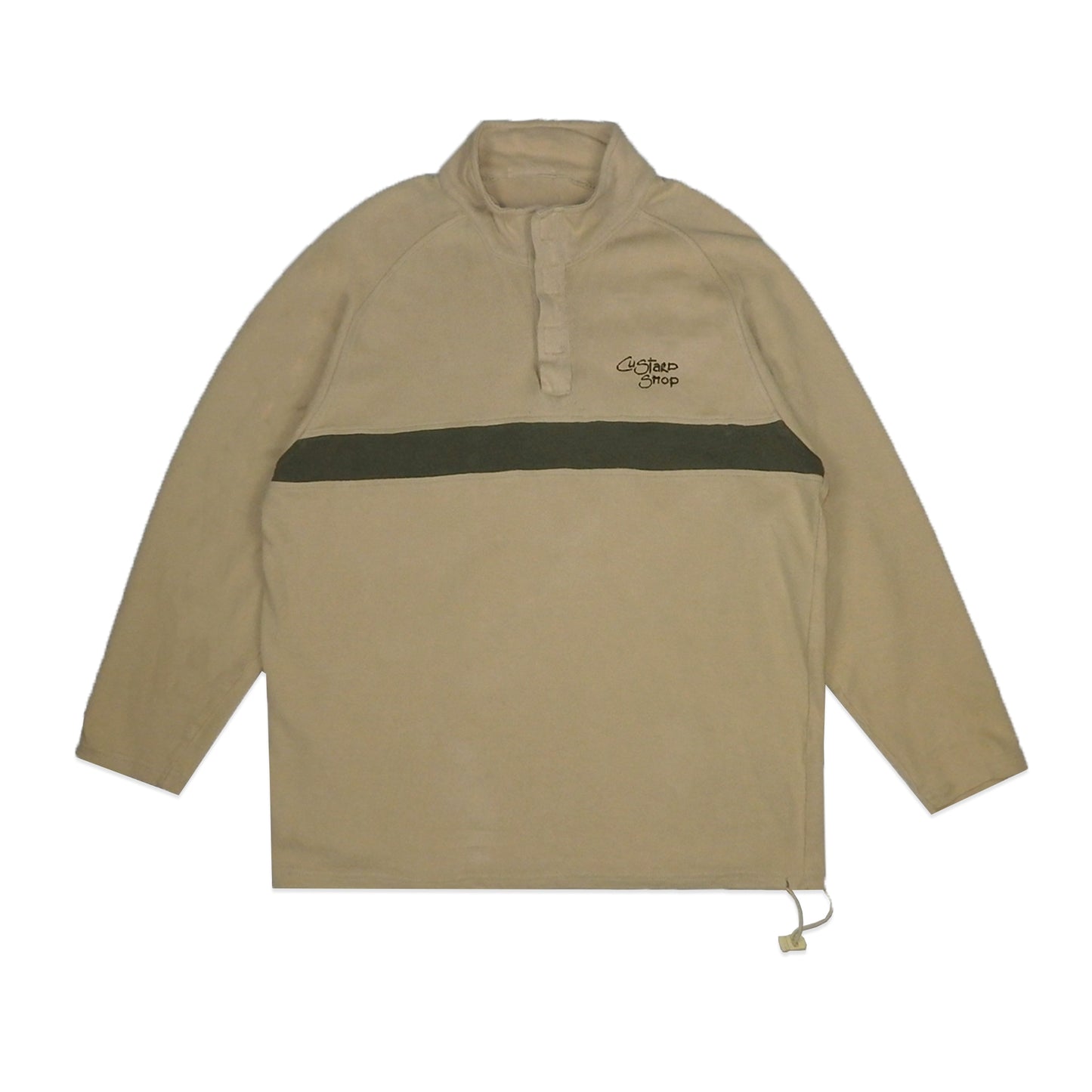 Custard Reclaimed 1/4 Zip Jumper | Size Large