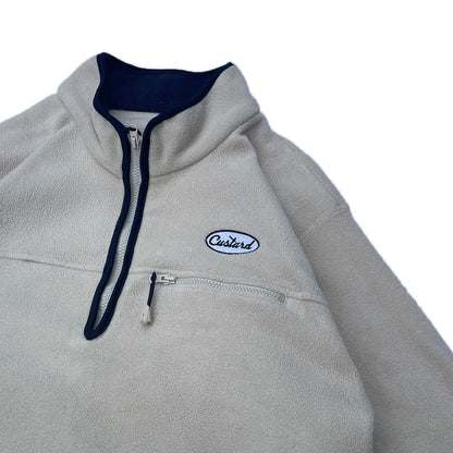 Custard Reclaimed 1/4 Zip Jumper | Size XL