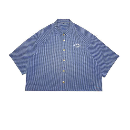 Custard Reclaimed Crop Shirt | Size Large