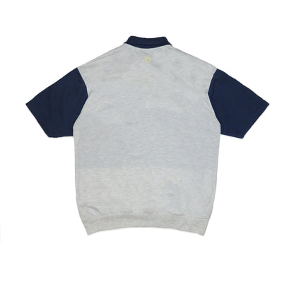 Custard Reclaimed Striped Polo Shirt | Size Medium