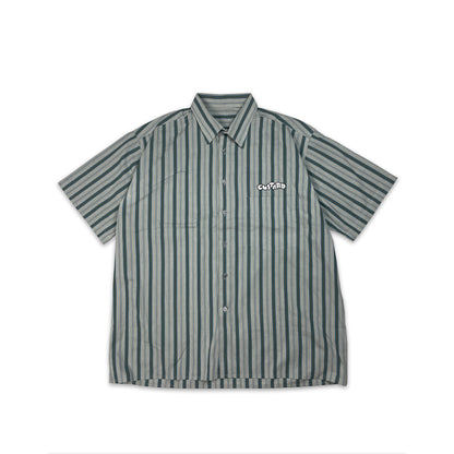 Custard Reclaimed Striped Button-Up Shirt | Size Large