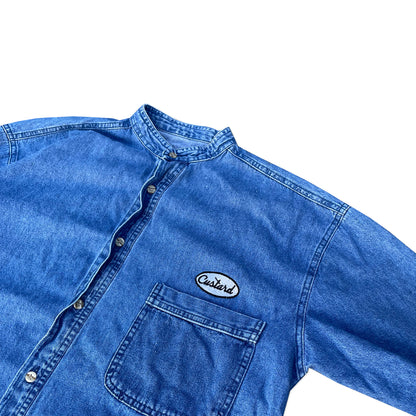 Custard Reclaimed Denim Shirt | Size Large