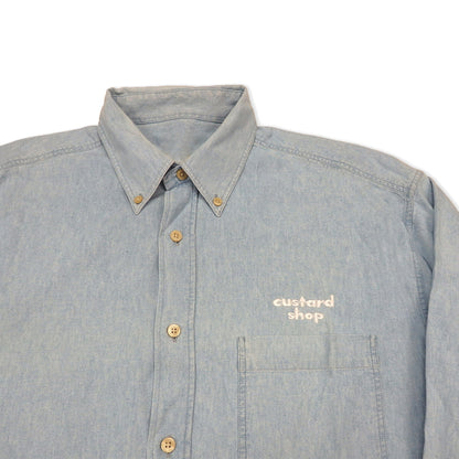 Custard Reclaimed Denim Shirt | Size Medium
