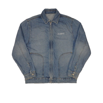 Custard Reclaimed Denim Jacket | Size Large