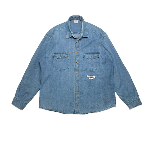 Custard Reclaimed Denim Shirt | Size Large