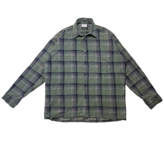 Custard Reclaimed Flannel Shirt | Size Medium