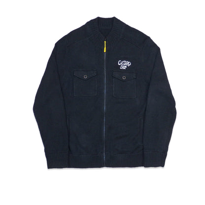 Custard Reclaimed Button Pocket Fleece | Size Large
