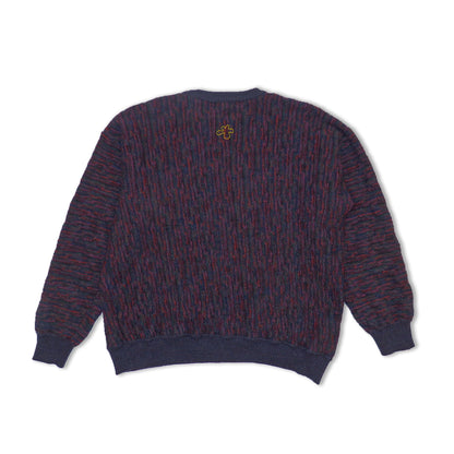 Custard Reclaimed Knitted Jumper | Size Medium