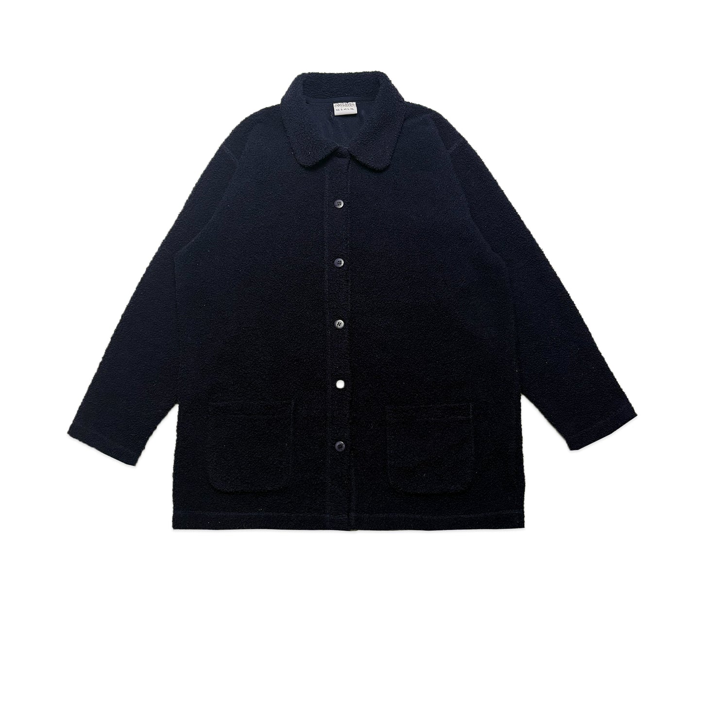 Custard Reclaimed Fleece Shacket | Size Medium