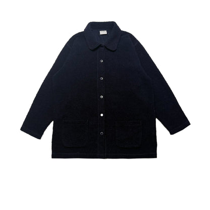 Custard Reclaimed Fleece Shacket | Size Medium