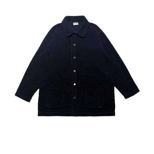 Custard Reclaimed Fleece Shacket | Size Medium