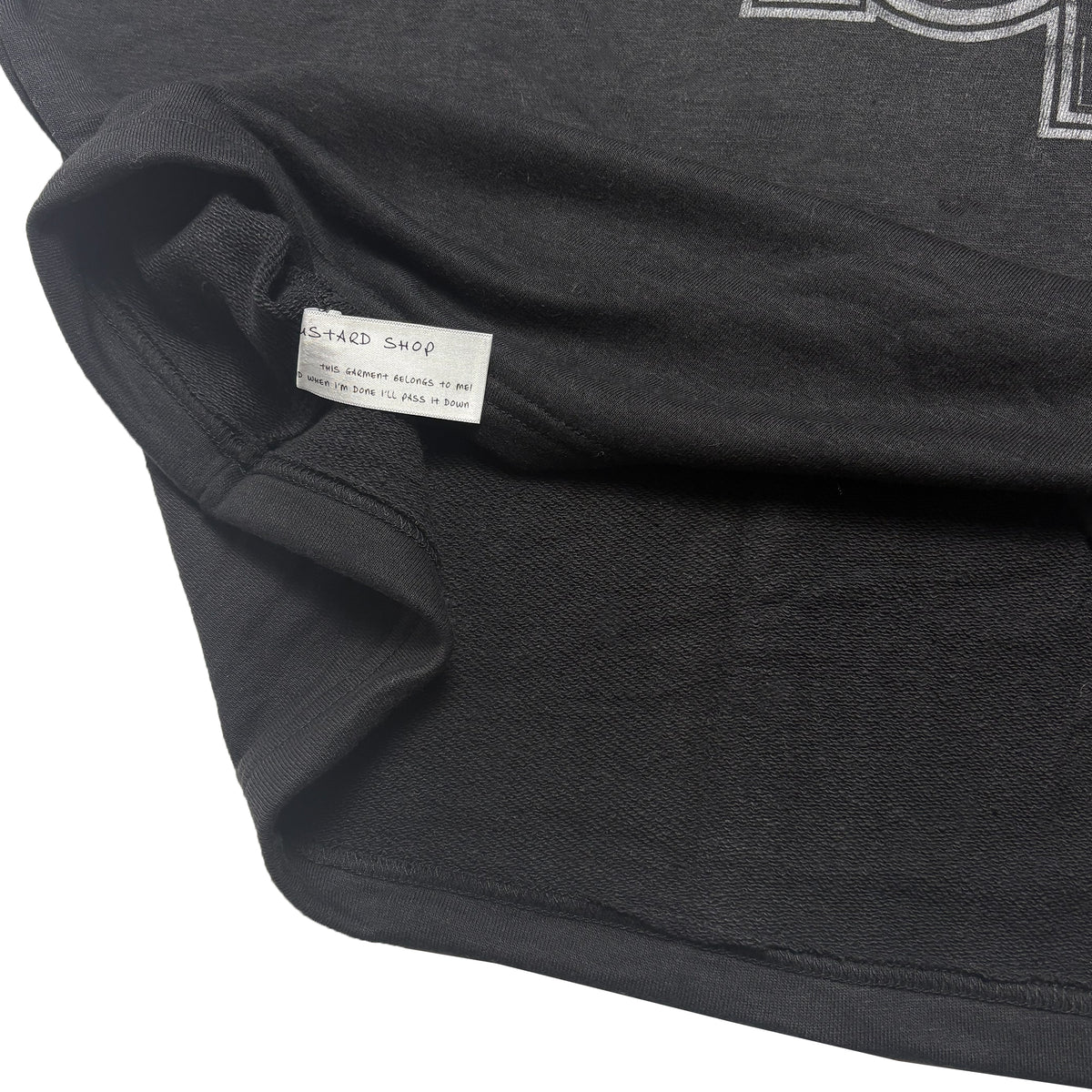 Heavyweight Graffiti Print T-Shirt | Black