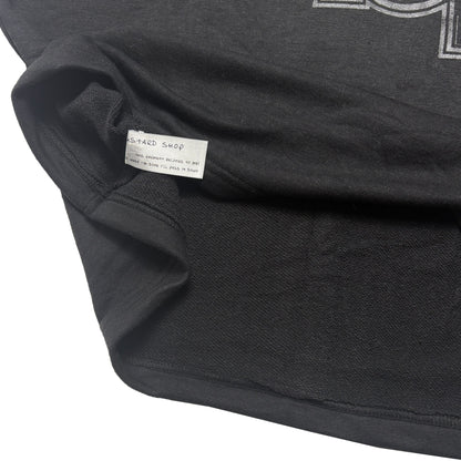 Heavyweight Graffiti Print T-Shirt | Black