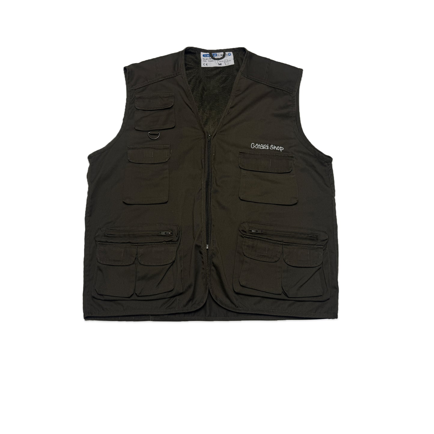 Custard Reclaimed Utility Gilet | Size Medium