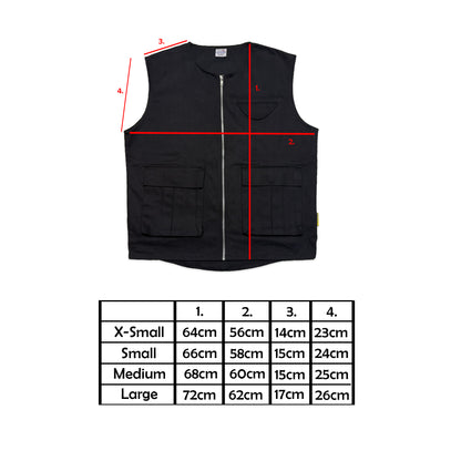 Hackney Utility Gilet | Black