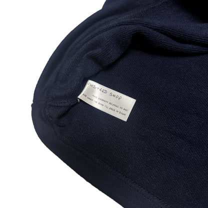 Heavyweight Boxy Graffiti Print T-Shirt | Navy