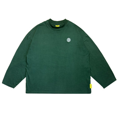 Lightweight Acid House Long Sleeve T-Shirt | Forest Green